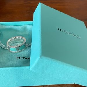 Sterling Silver 925 Tiffany Blue  Heart Enamel Ring